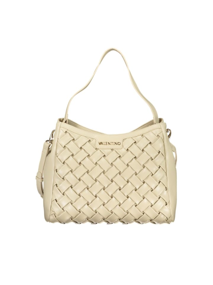 Beige Damen Tasche aus Polyurethan
