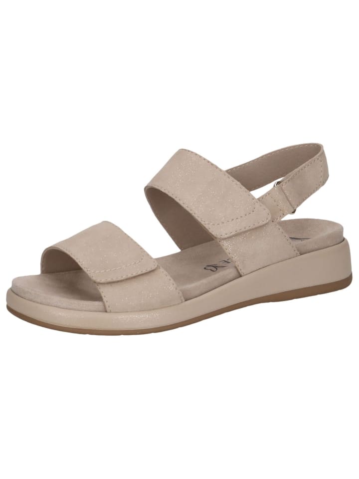 Sandale in BEIGE SPARKLE