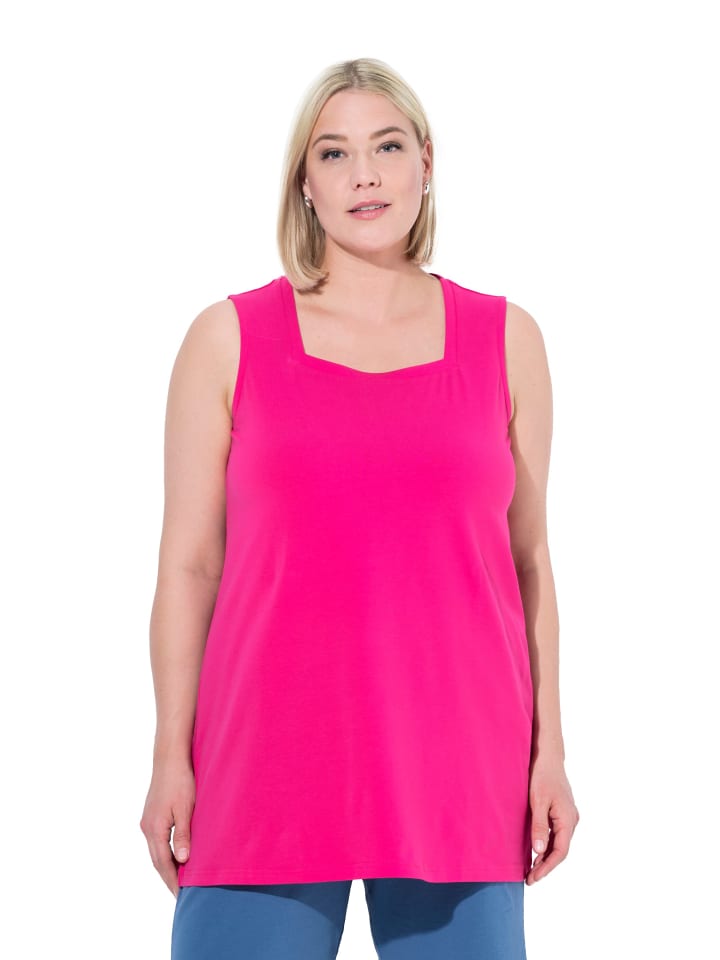Longshirt in magentapink