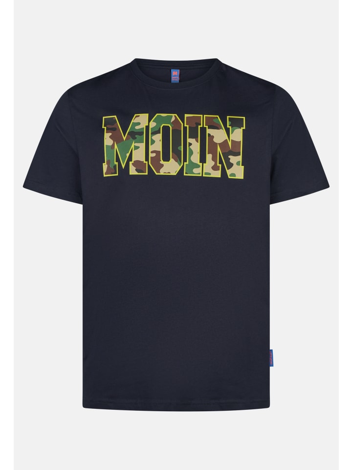 Shirt Diek - Moin Camouflage Navy