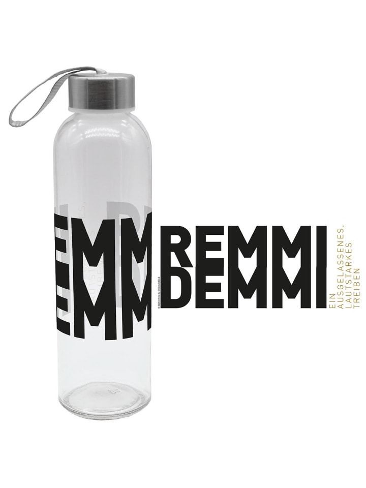 Trinkflasche Remmidemmi in Schwarz - 500ml