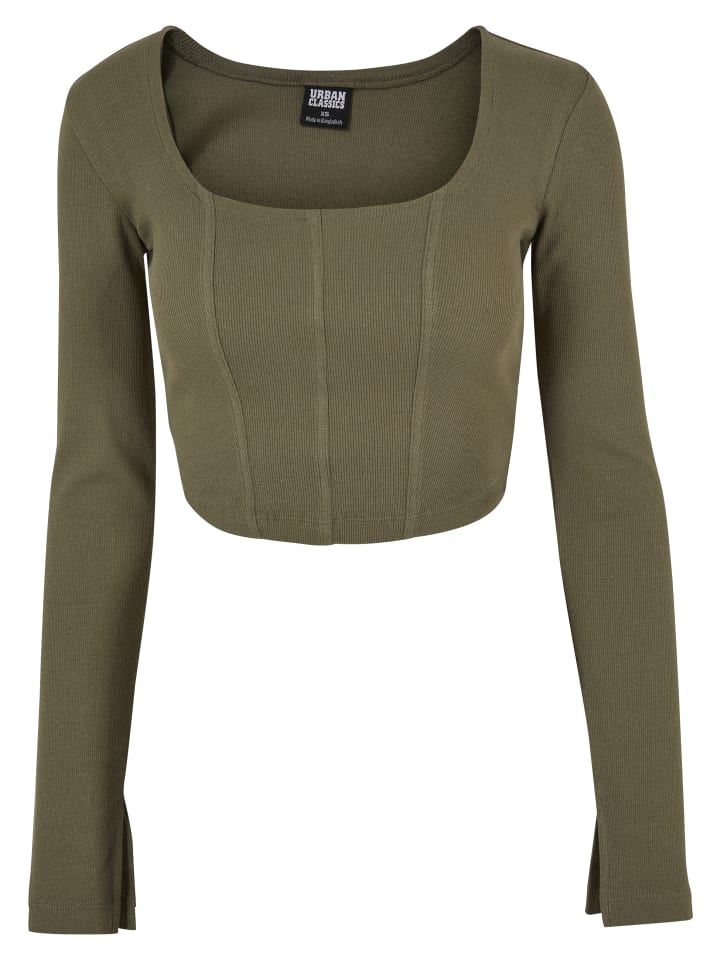 Long Sleef in olive