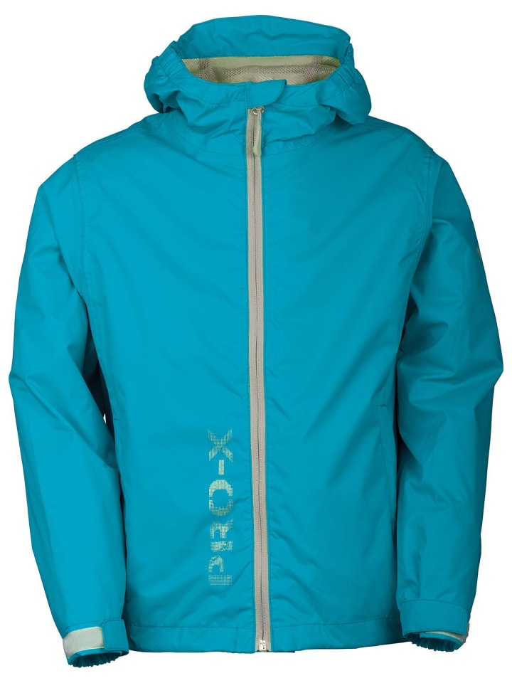 Regenjacke "FLASHY" in Neontürkis