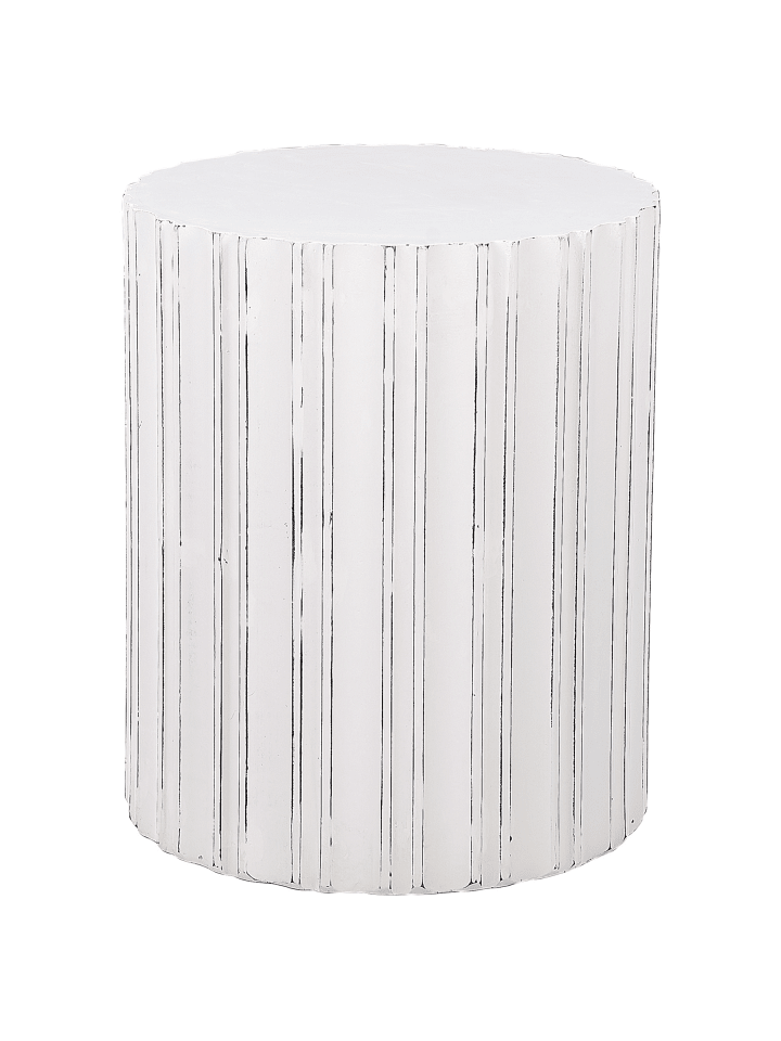 Beistelltisch DEULI in Weiß - (W) 45 x (H) 55 x (L) 45 cm