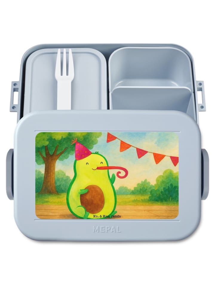 Snack Box Avocado Geburtstag Design ohne Spruch in Blau Pastell