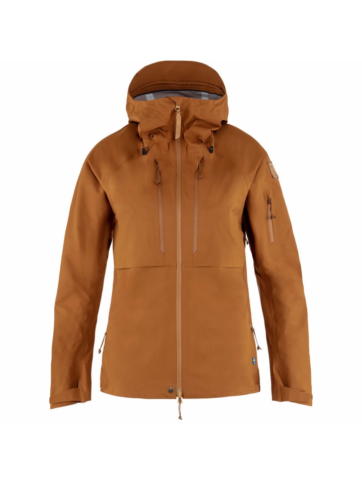 Outdoorjacke Keb Eco-Shell Jacket W in Kastanie