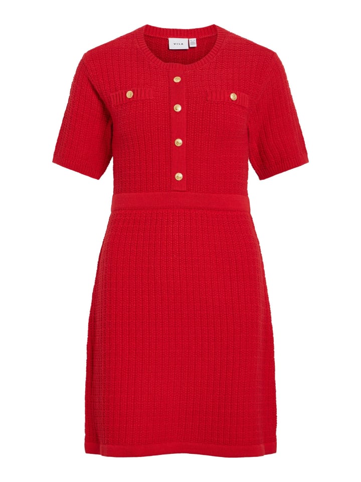 Strickkleid in Pompeian Red