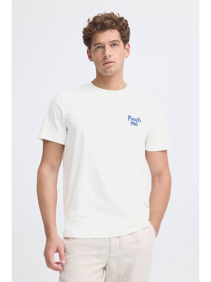Rundhalsshirt CFOksvoll in Weiß