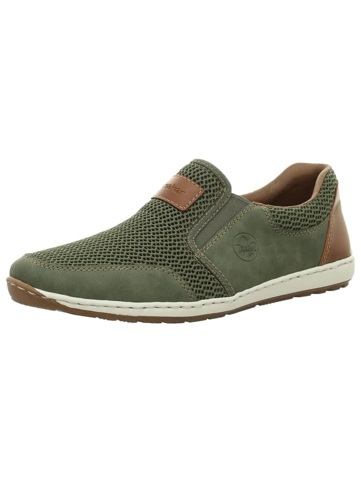 Sportlicher Slipper in oliv