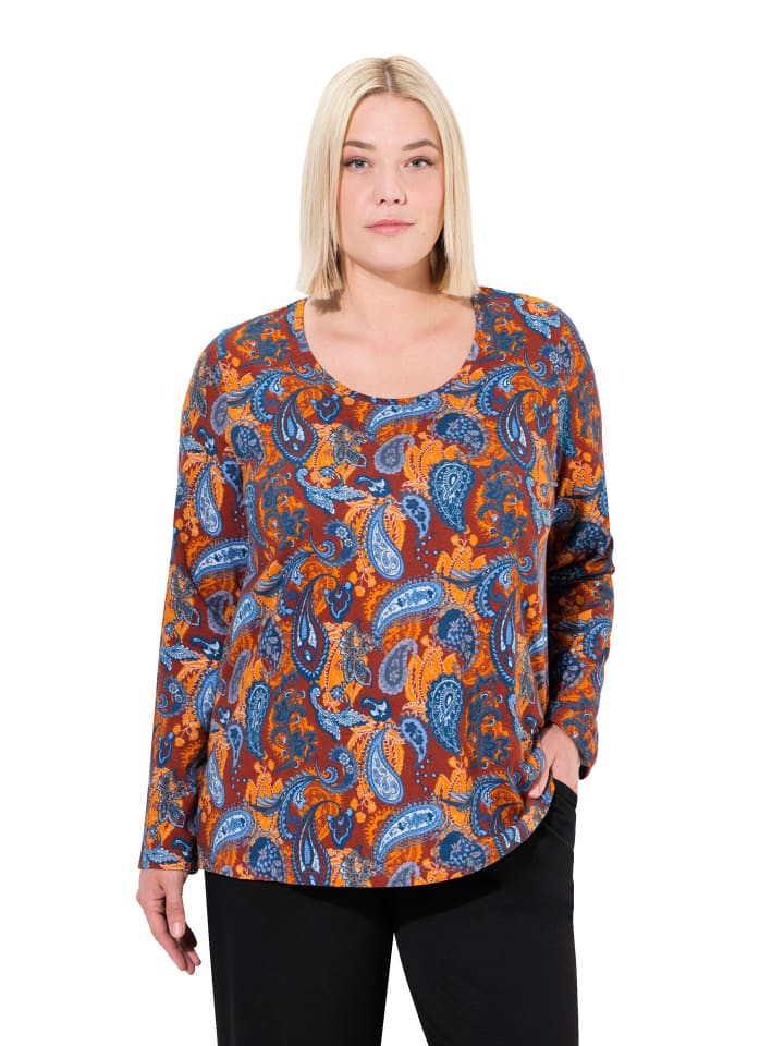 Shirt in dunkle beere