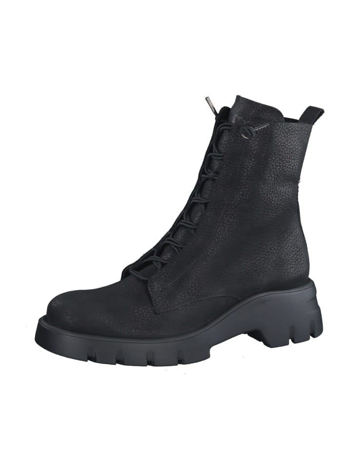 Schnürboots in Schwarz