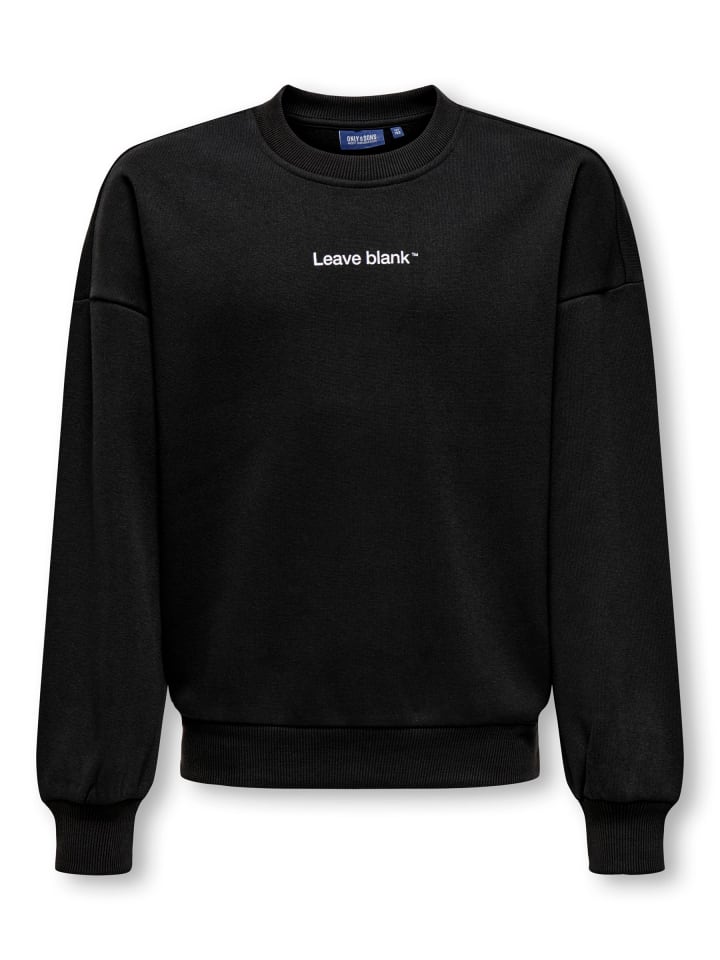 Sweatshirt in Black Onyx