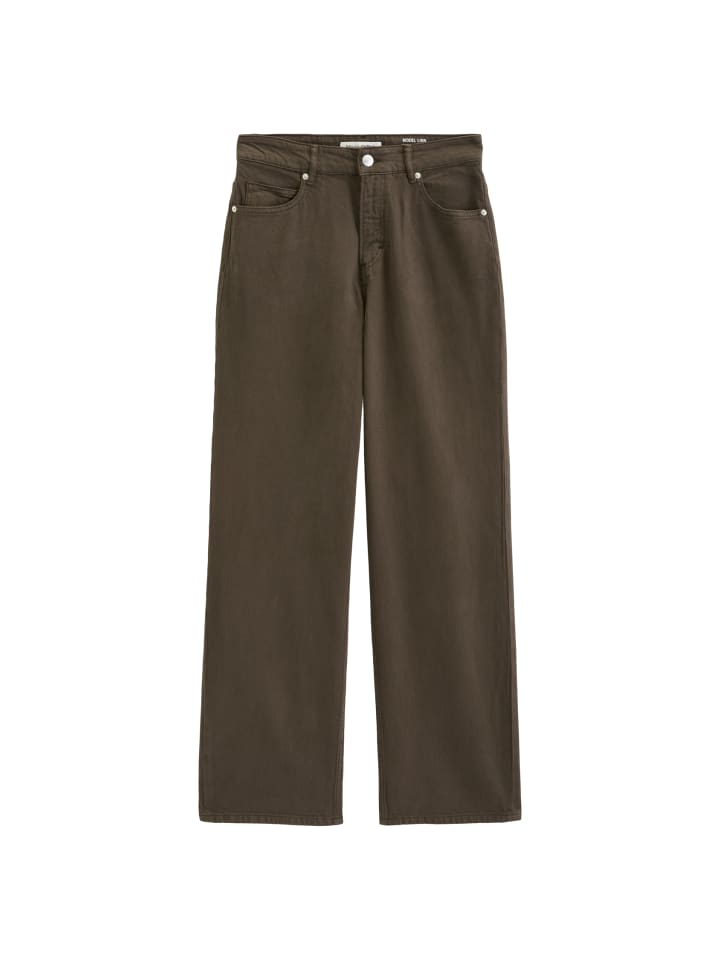 Jeans Model Linn wide in Burnt Coffee