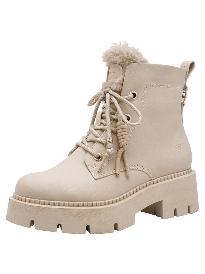 Stiefelette in beige