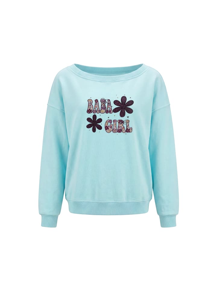 Women Sweatshirt in Aqua