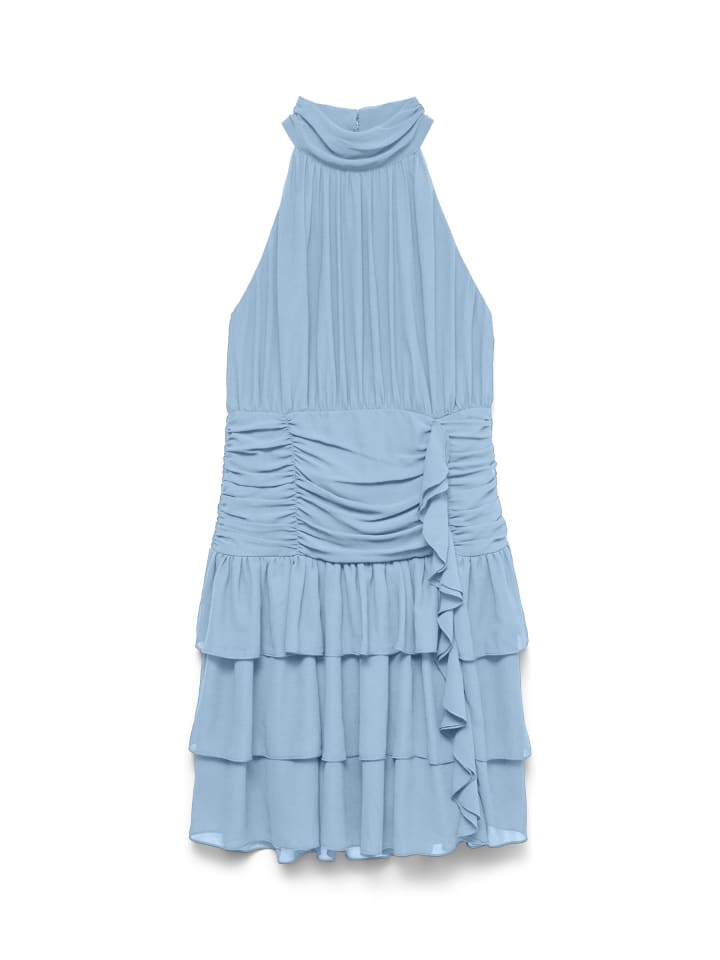 Mehrlagiges Kleid in Cashmere Blue