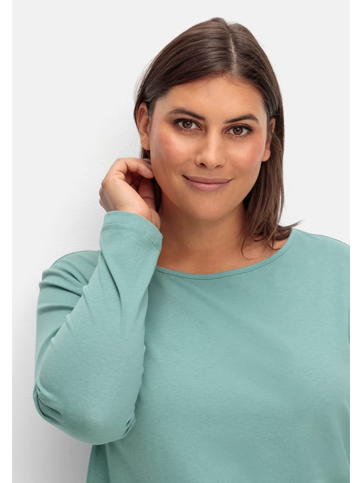 sheego Longshirt in jade günstig kaufen | limango