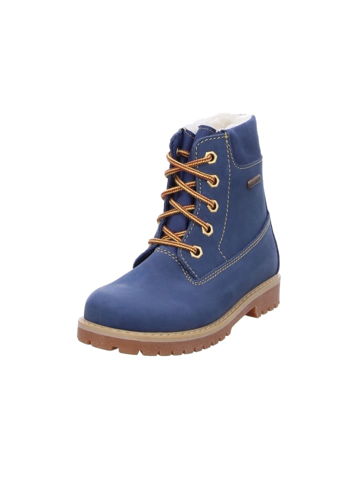 Schnürschuh in blau