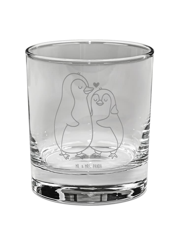 Tumbler Pinguine Einschlafen ohne Spruch in Transparent