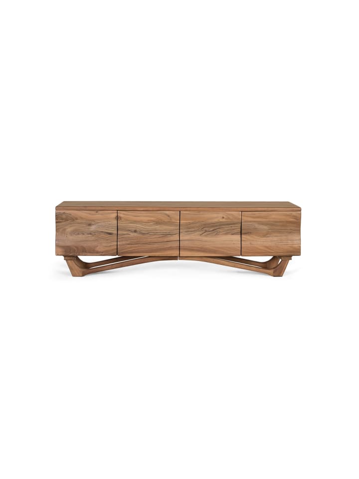 Handgefertigter TV-Schrank aus Akazienholz 170 cm in Brown