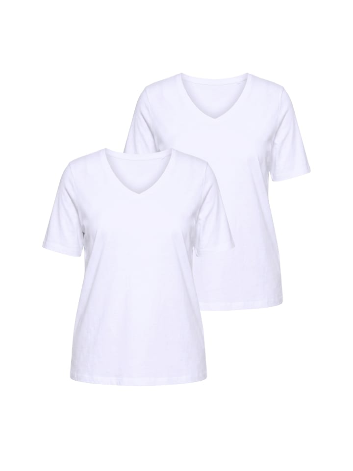 Shirt in schneeweiß