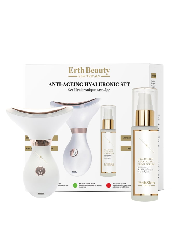 Anti-Aging Hyaluron Set (Hals- & Kieferstift + Hyaluronsäure Serum)