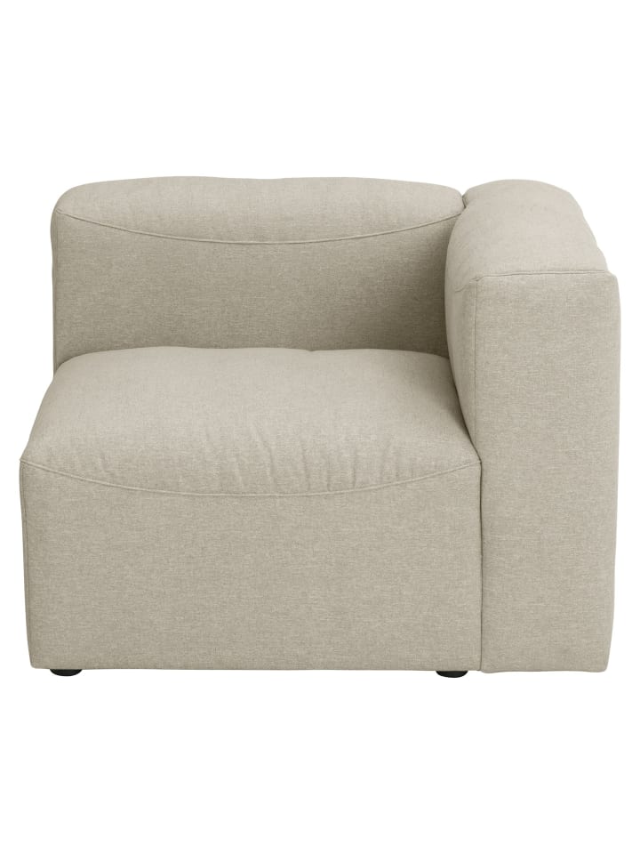 SOFA Element Armlehne rechts Kattrina Flachgewebe creme