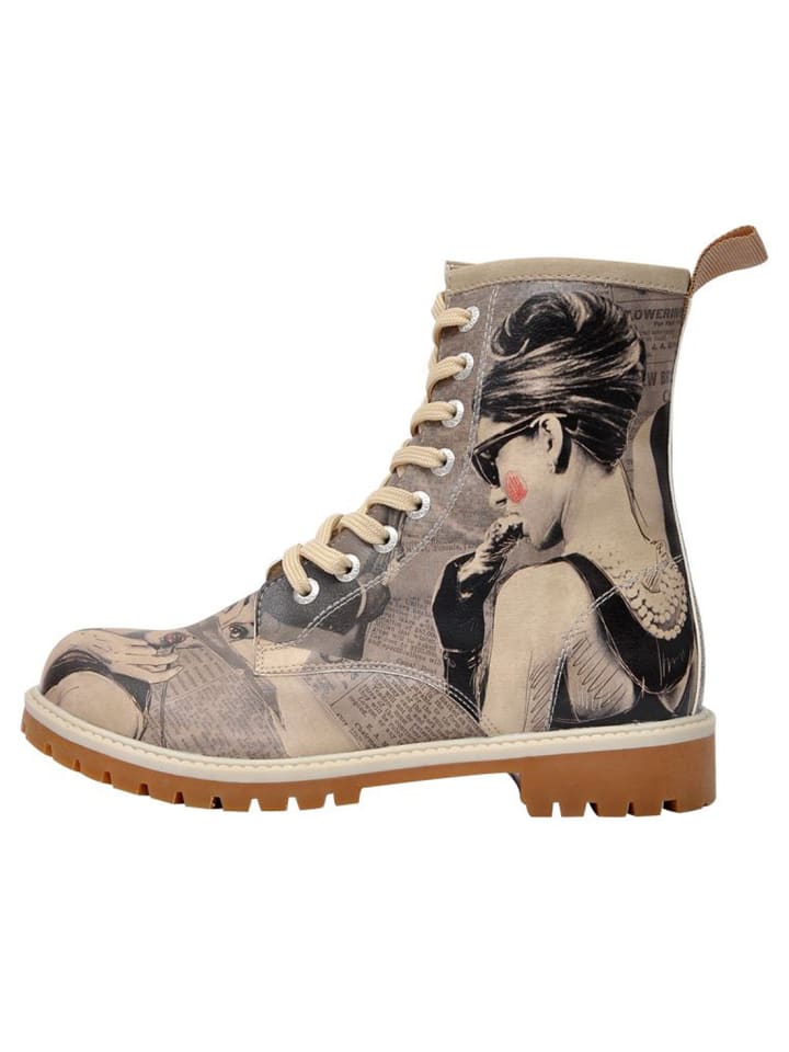 Longe Boots - Go Back to Being Yourself 39 in Grau