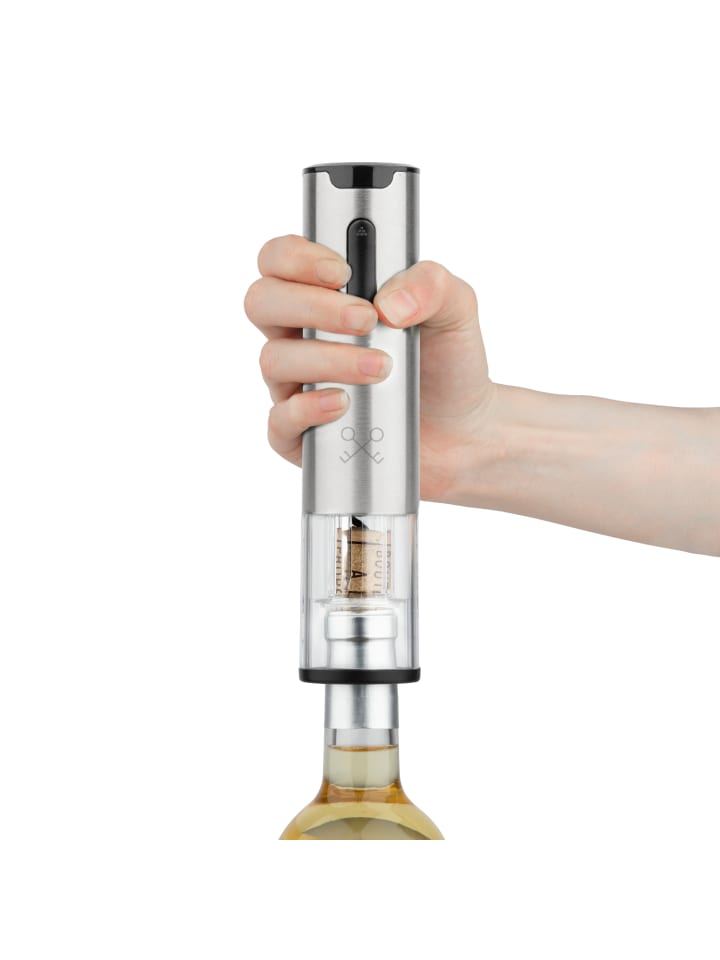 Elektrischer Weinöffner WOP660 in Silber
