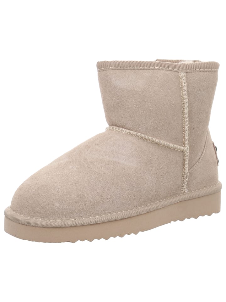 Klassische Stiefelette in beige
