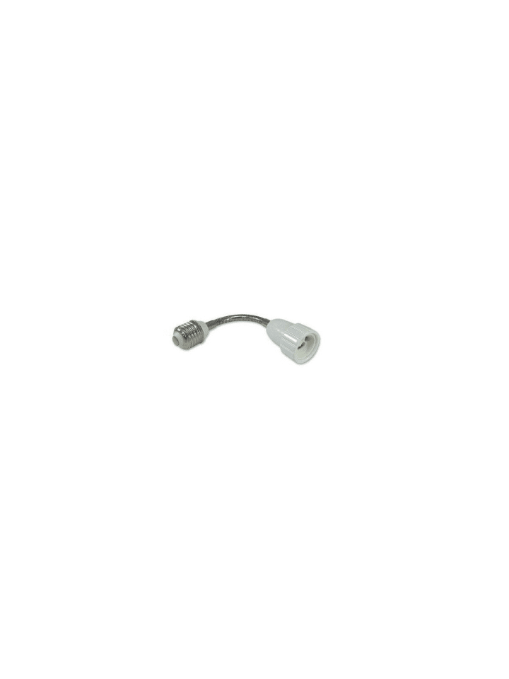 LED line® Verlängerung der Lampenfassung E27->GU10 200mm in Weiß