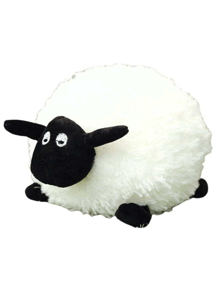 Plüsch-Maskottchen Kuschelschaf mit lockiger Wolle Weiß 20cm