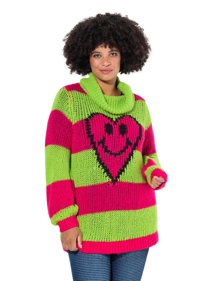 Pullover in neon berry