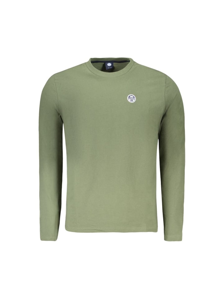 Grün Baumwolle Herren T-Shirt
