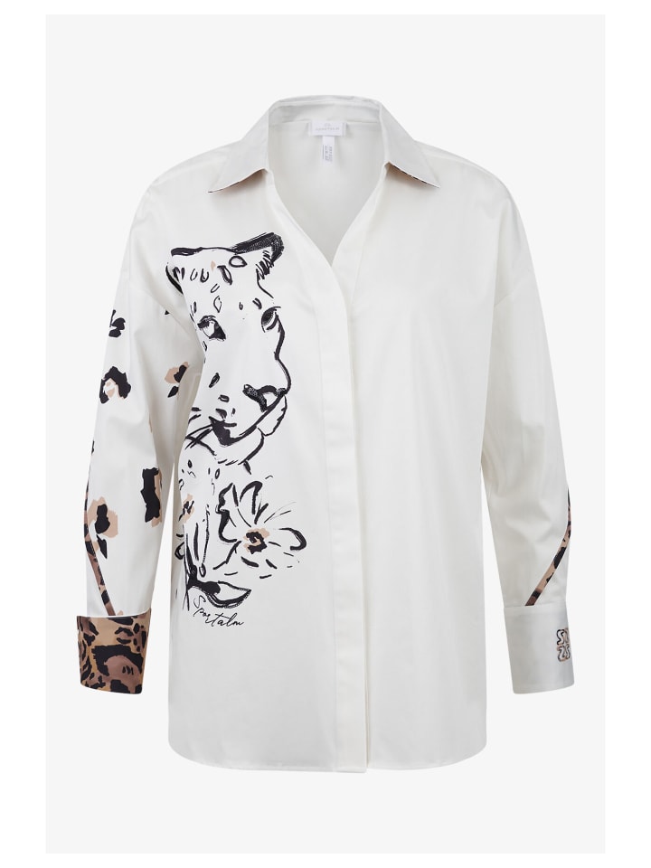 Bluse in weiss