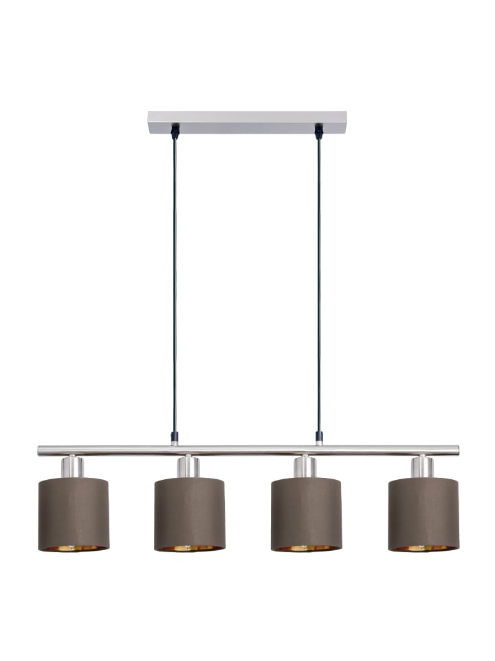 Pendelleuchte "MARON" in braun - (L)72.4 cm x (B)12 cm x (H)140 cm