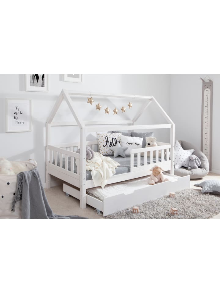 Hausbett Kay in Weiß