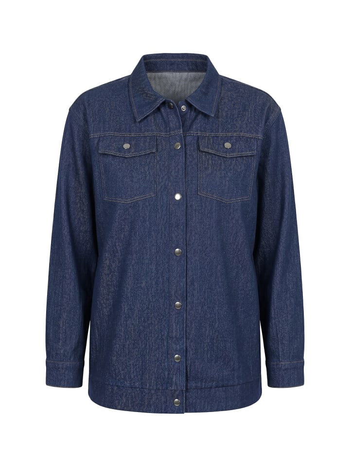 Jeansjacke in dark blue denim