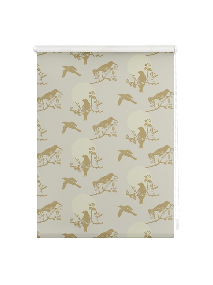 Seitenzugrollo in Beige