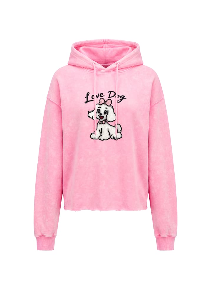 Women Hoodie in Rose