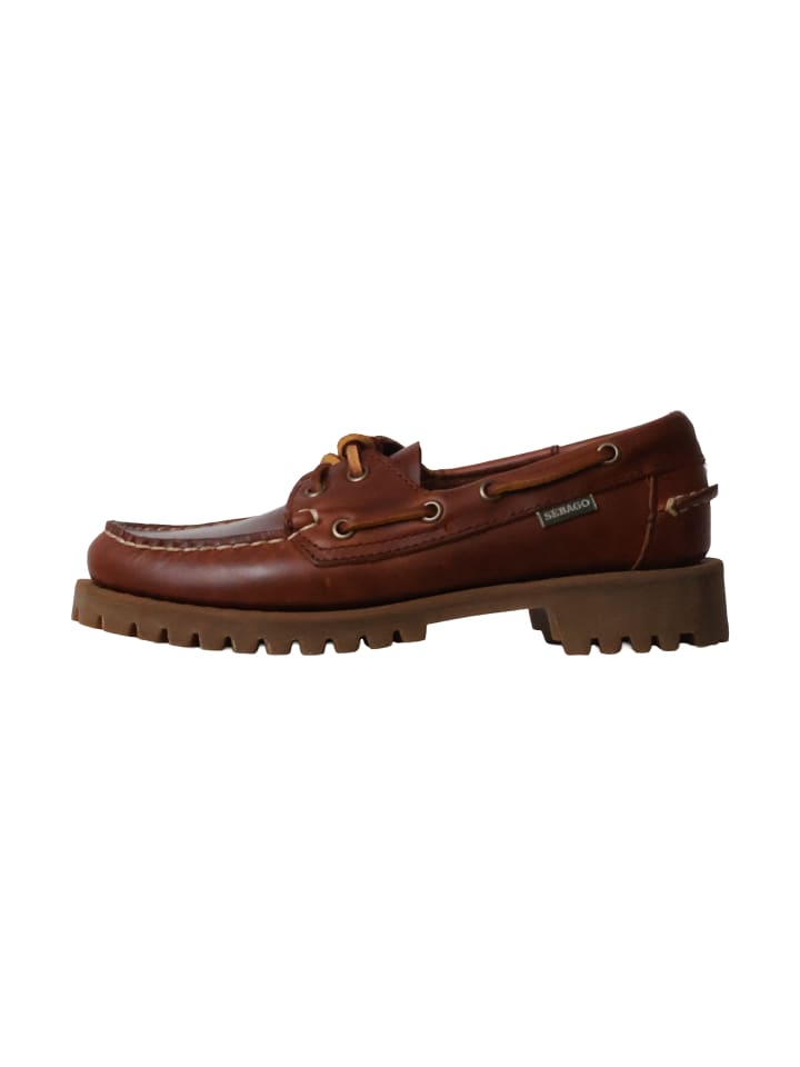 Sebago Docksides Ranger Waxy Woman – Derbyschuhe aus Leder Braun