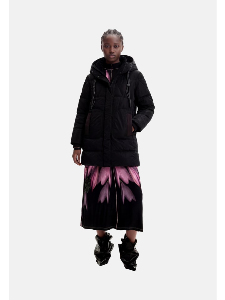 Mantel 'Priscilla' in schwarz