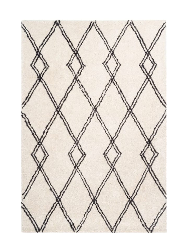 Hochflor Teppich Oliver 125 in Elfenbein