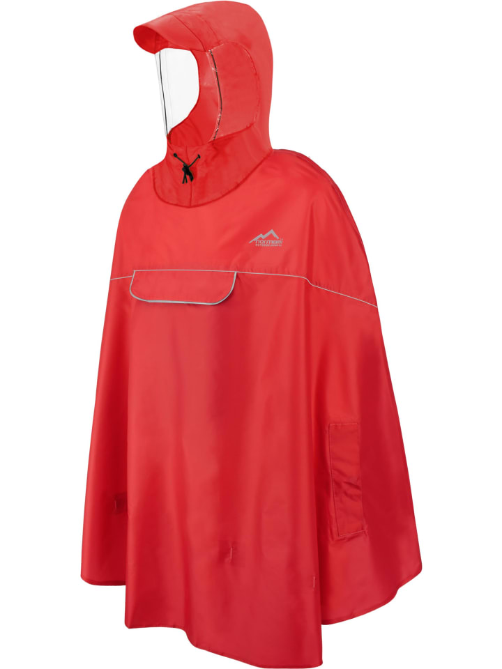 Regenponcho Sohra in Rot