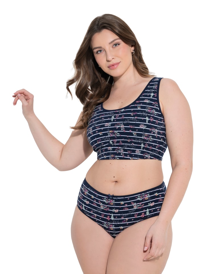 Bustier in nachtblau