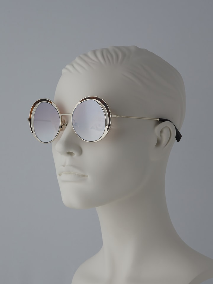 Sonnenbrille für Damen in silber