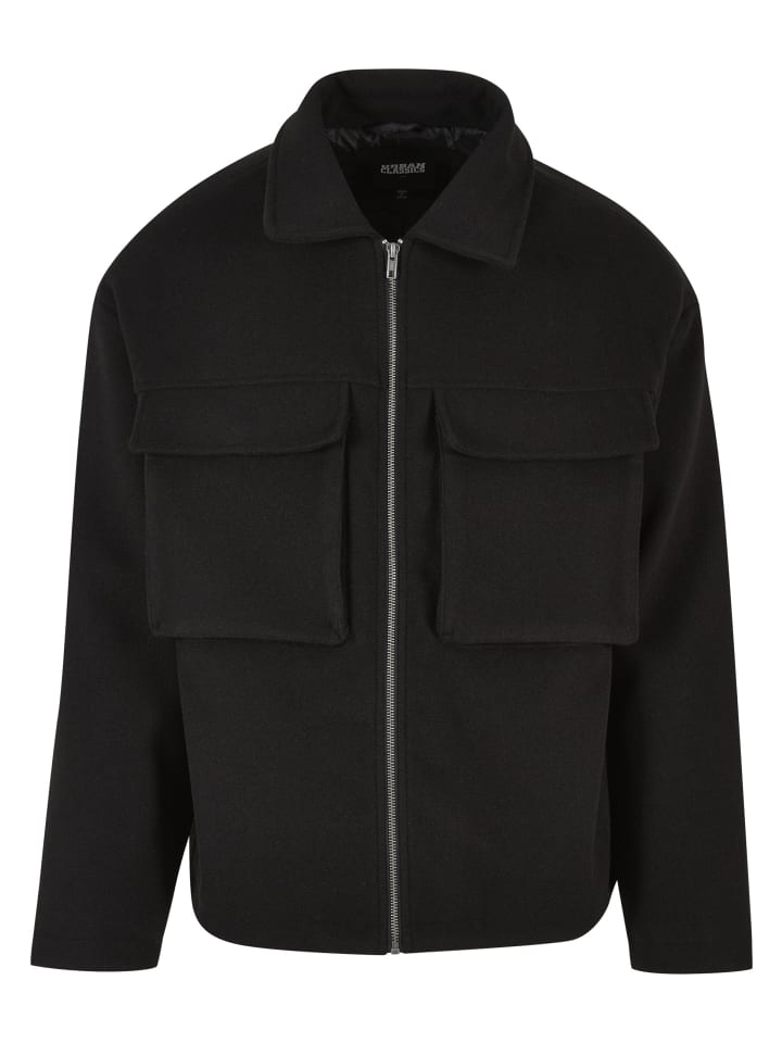 Light Jackets - Coat in black