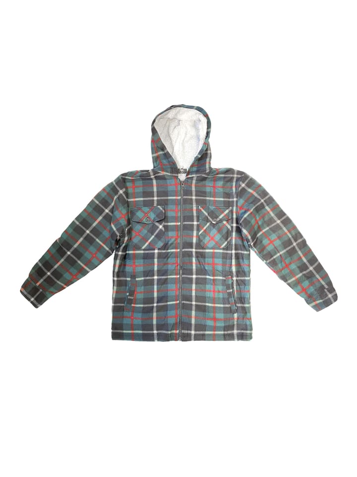 Thermohemd Hoodie Kariert Herren Tacvasen Herren Flanell Hemd