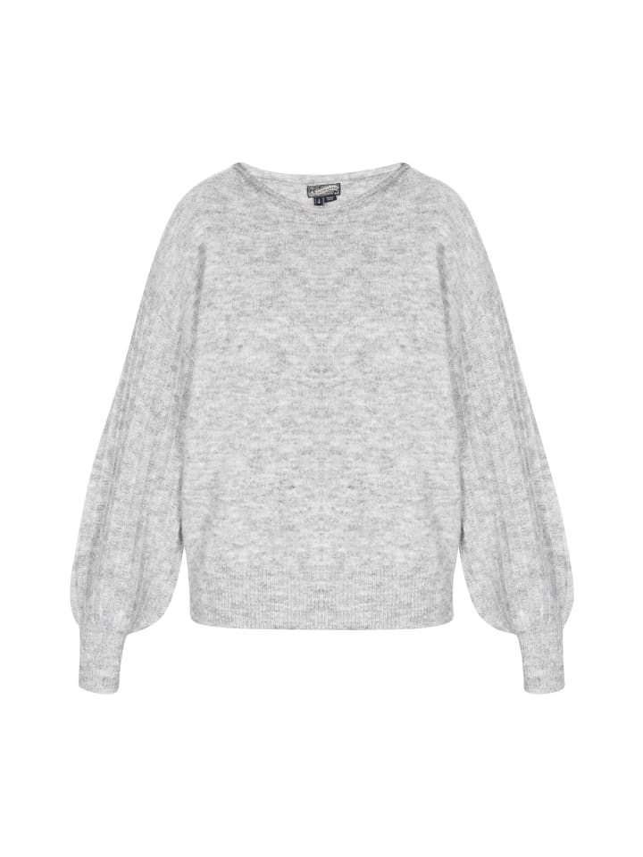 Women Sweater in grey melange