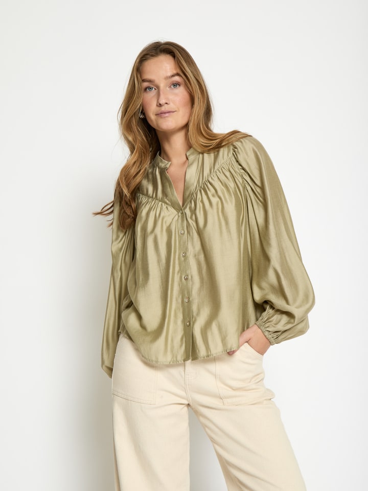 Hemd / Shirt in Gray Green